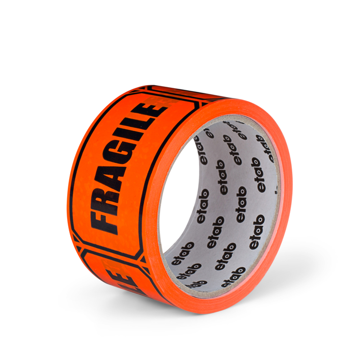 Varningstejp "FRAGILE" Etab 9605 50mmx33m