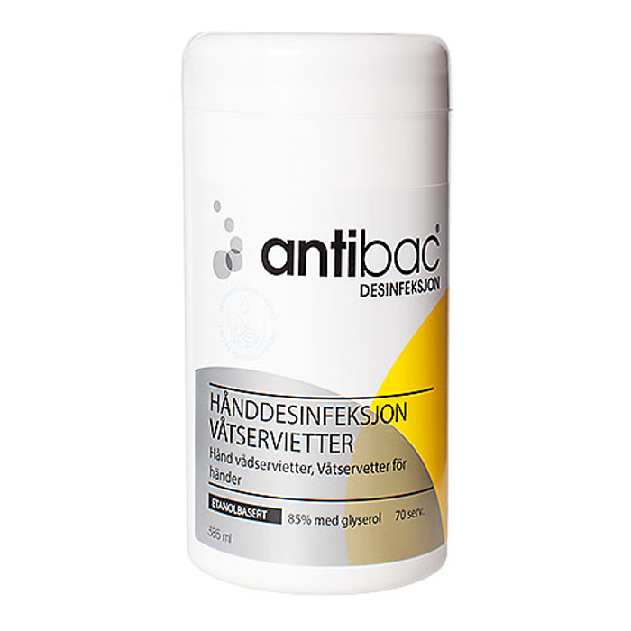 Desinfektionsservett Antibac våtservetter 70st/fp
