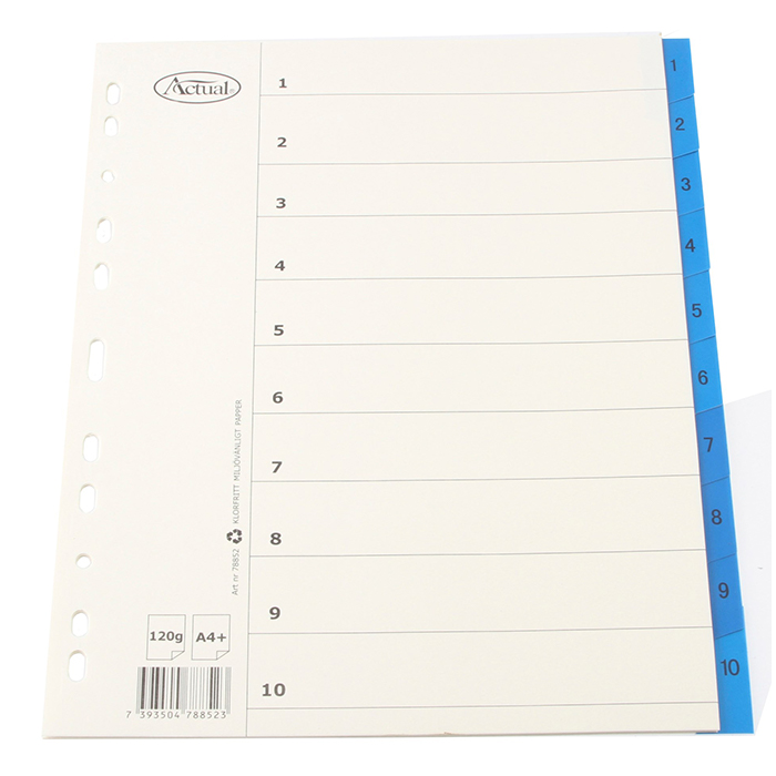Systemregister A4+ 1-10