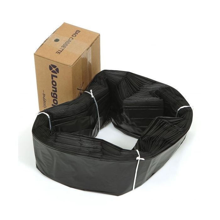 Sopsäckkasett Longopac Mini svart