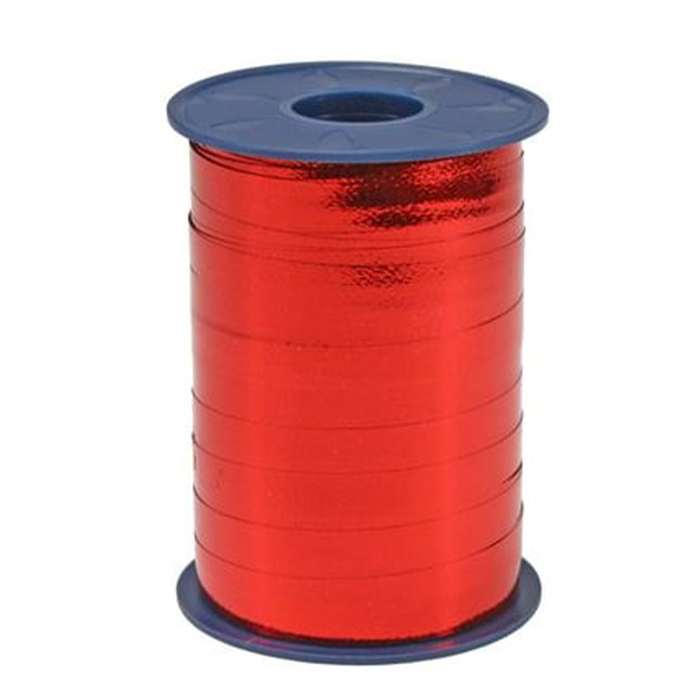 Presentband metallic 10mmx250m röd