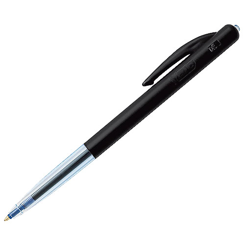Kulpenna BIC Clic M10 medium svart 50st/fp