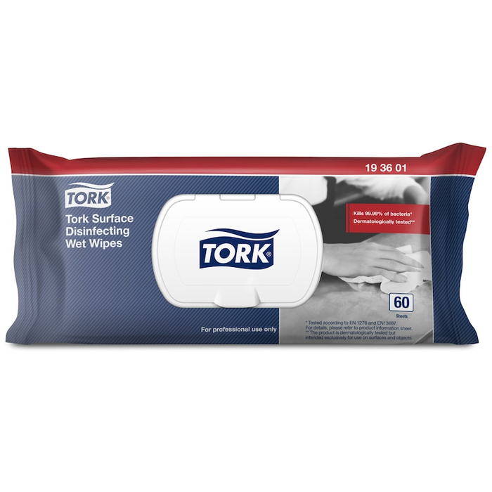 Våtdukar Tork för ytdesinfektion 60st/fp