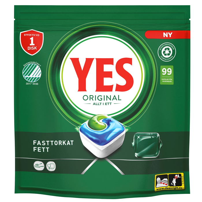 Disktabletter Yes Original All In One 99st/fp