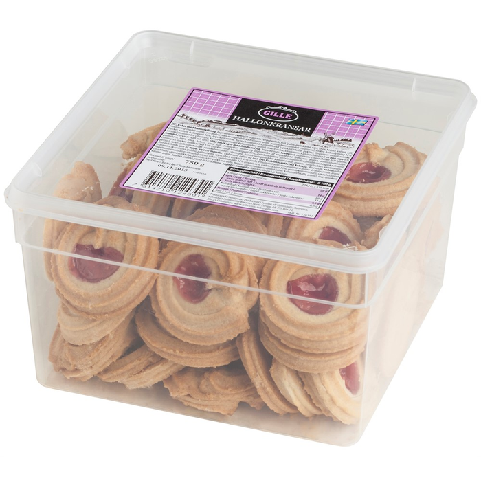 Kakor Hallonkransar Gille 800g