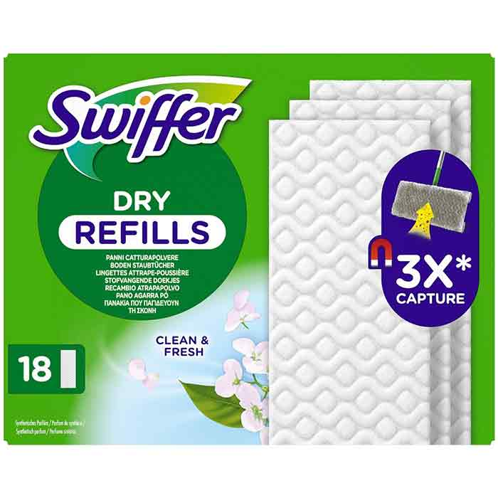 Swiffer Dammtrasa Floor Dry Refills 18st/fp
