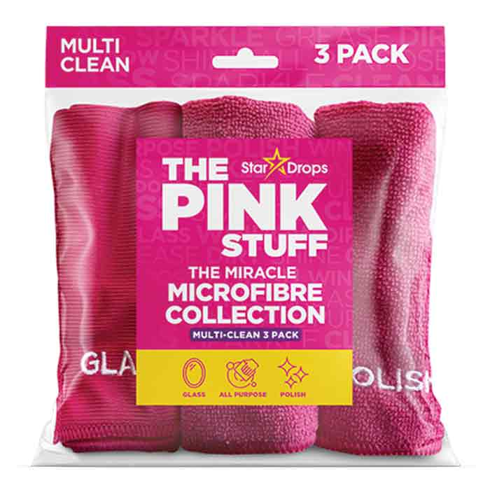 Mikrofiberduk The Pink Stuff 3st/fp