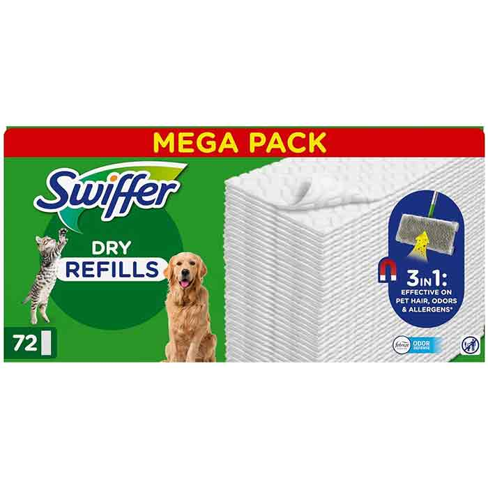 Swiffer Dry Pet Refill 72st/fp