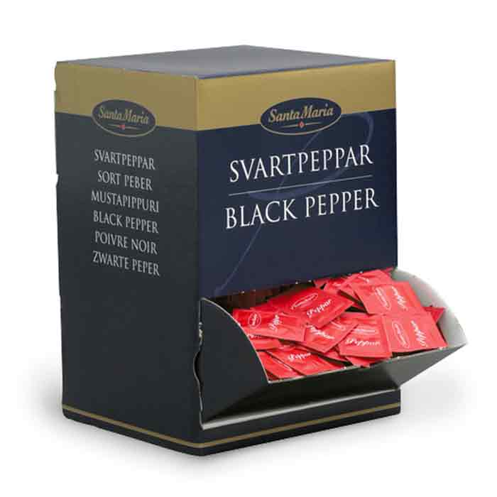 Svartpeppar Portion 1500st/fp