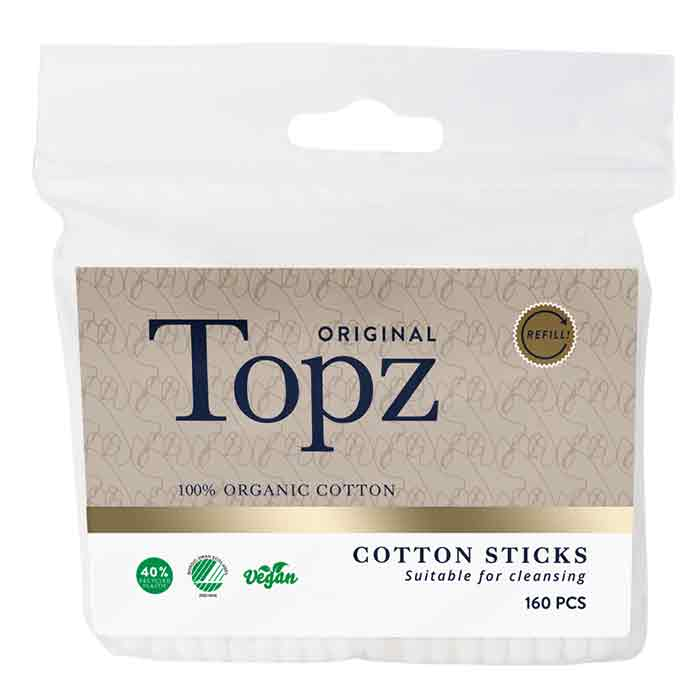 Topz Premium Bomullspinnar 10x160st/fp