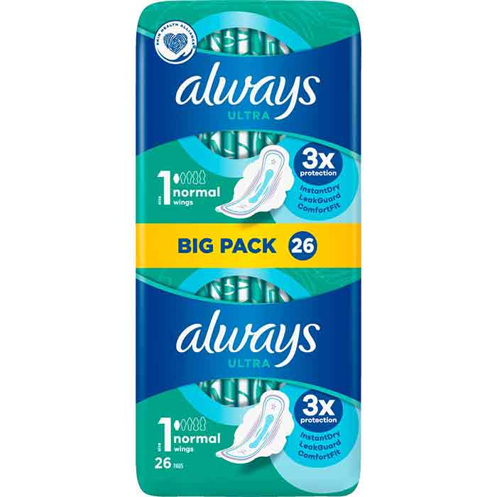Always Ultra Normal Plus VP 26st/fp