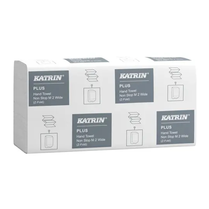 Pappershandduk Katrin Plus Nonstop Z-vikt M2 Wide 2400st/fp