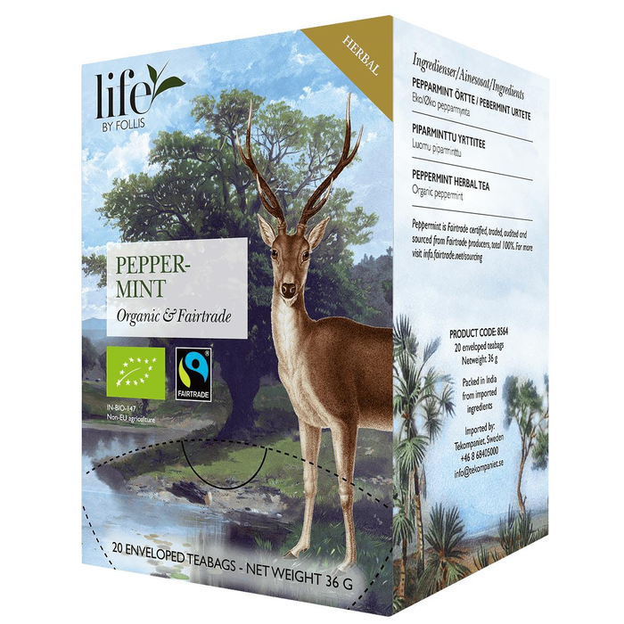 Te LIFE BY FOLLIS Pepparmint 20st/fp