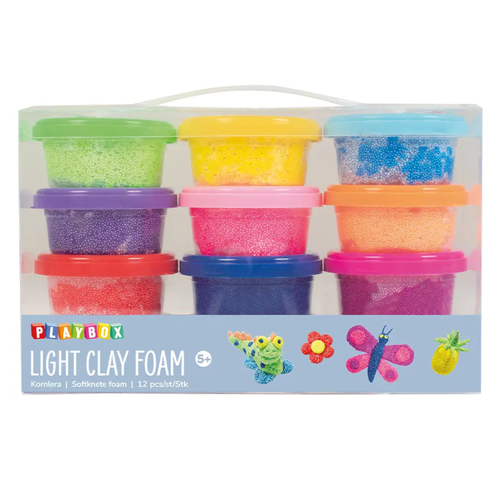 Kornlera Playbox Lufttorkande Blandade Färger 14g 12st/fp