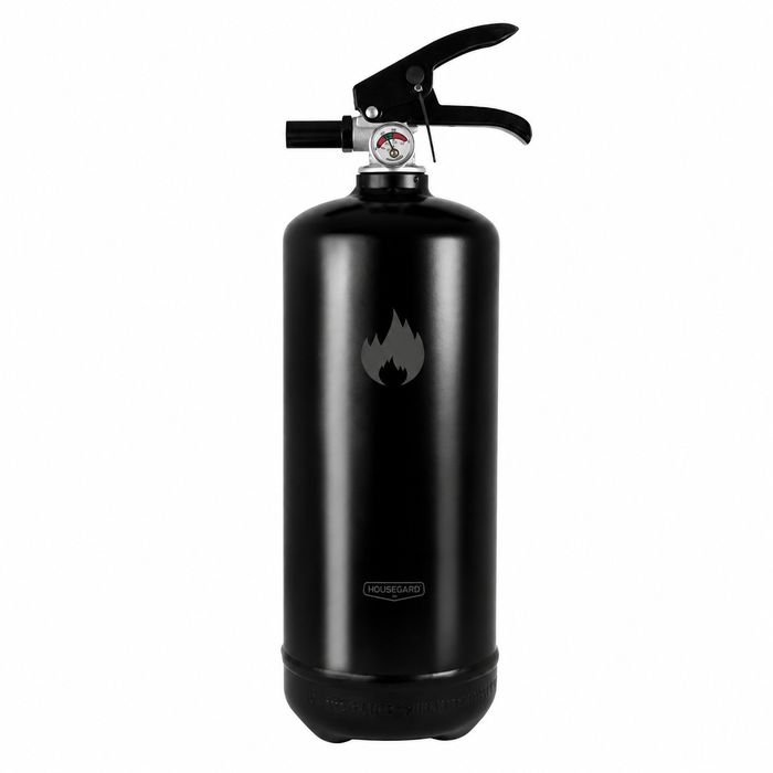 Brandsläckare Housegard Pulver 2kg svart