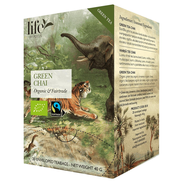 Te LIFE BY FOLLIS Grönt Chai 20st/fp