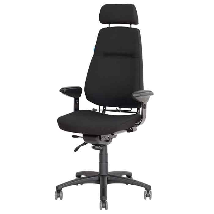Sverigestolen 814 XL komplett svart