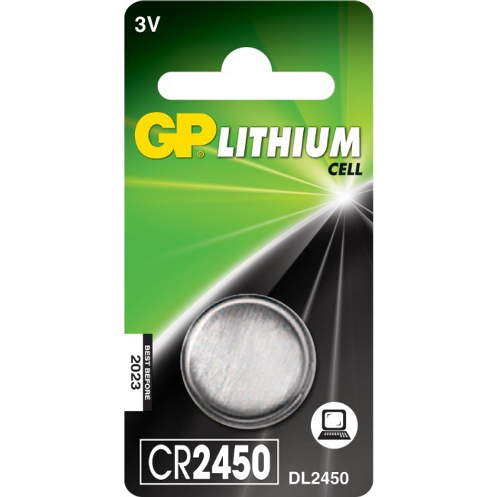 Batteri Lithium CR2450