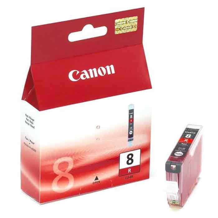 Bläckpatron Canon CLI-8R 420 sidor 13ml röd