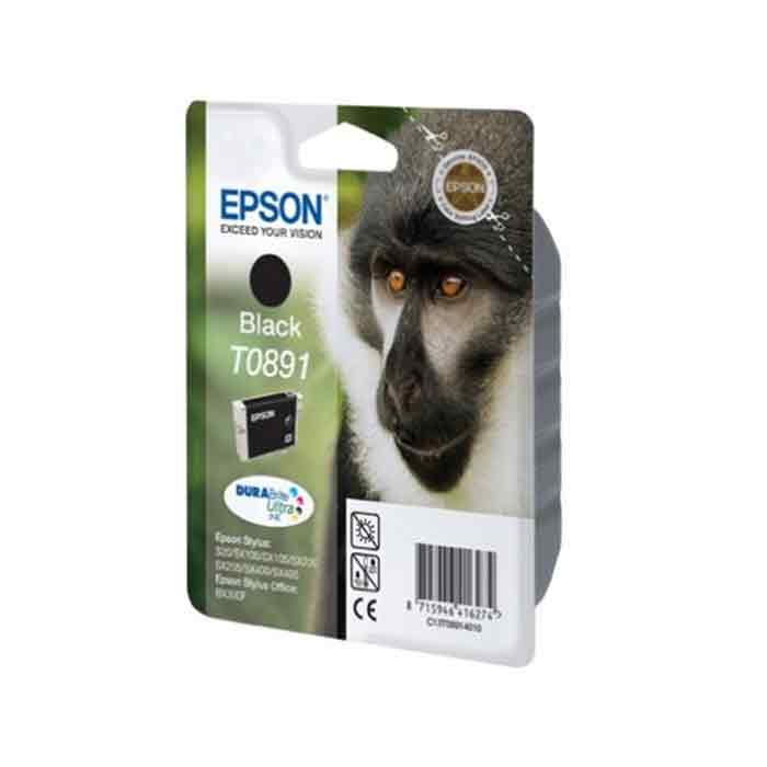 Bläckpatron Epson T0891 300 sidor svart