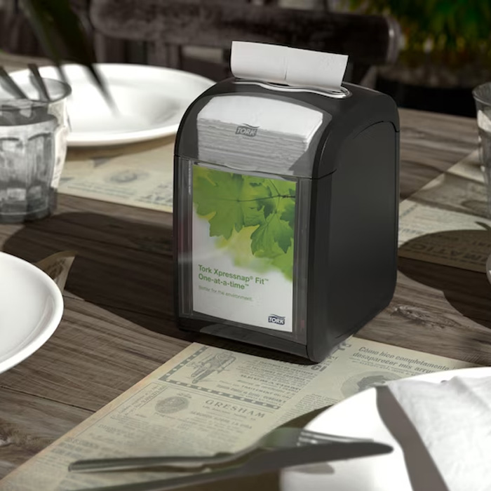 Tovaglioli Tork Xpressnap Fit - 4320 Pezzi, 2 Strati, Bianco, Per Dispenser N14, Uso Professionale - Foto 6